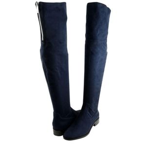 Ivanka Trump Womens Shoes Livi Over The Knee Suede Boots